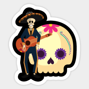 Día De Muertos Sticker